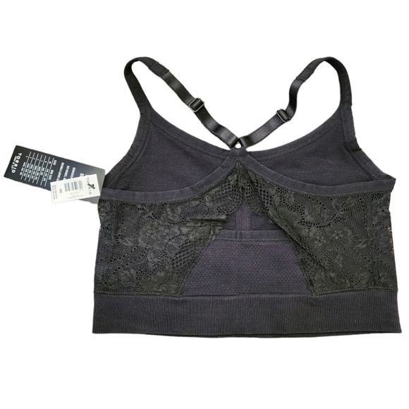 Torrid Black Seamless Racerback Bralette Size 00 NWT - Picture 4 of 7